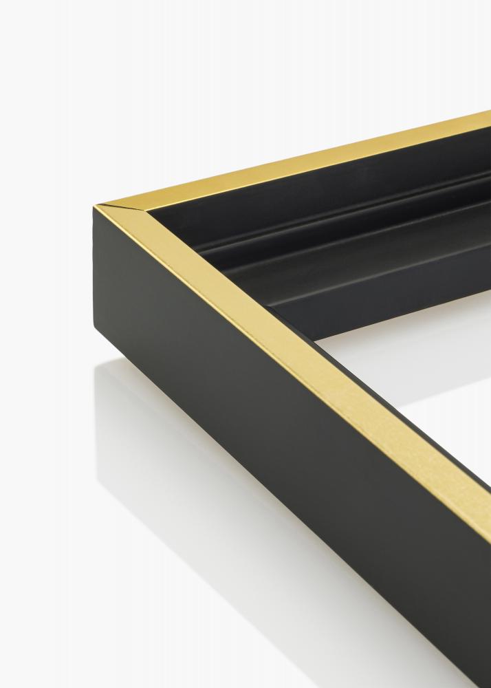 Mavanti Rahmen fr Leinwand Tacoma Schwarz / Gold 100x120 cm