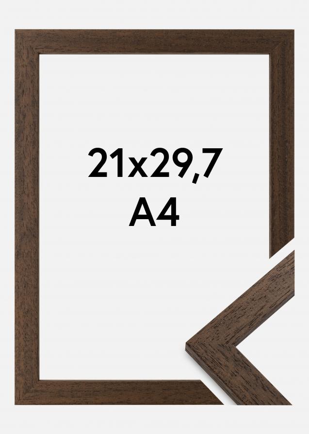Galleri 1 Rahmen Brown Wood 21x29,7 cm (A4)