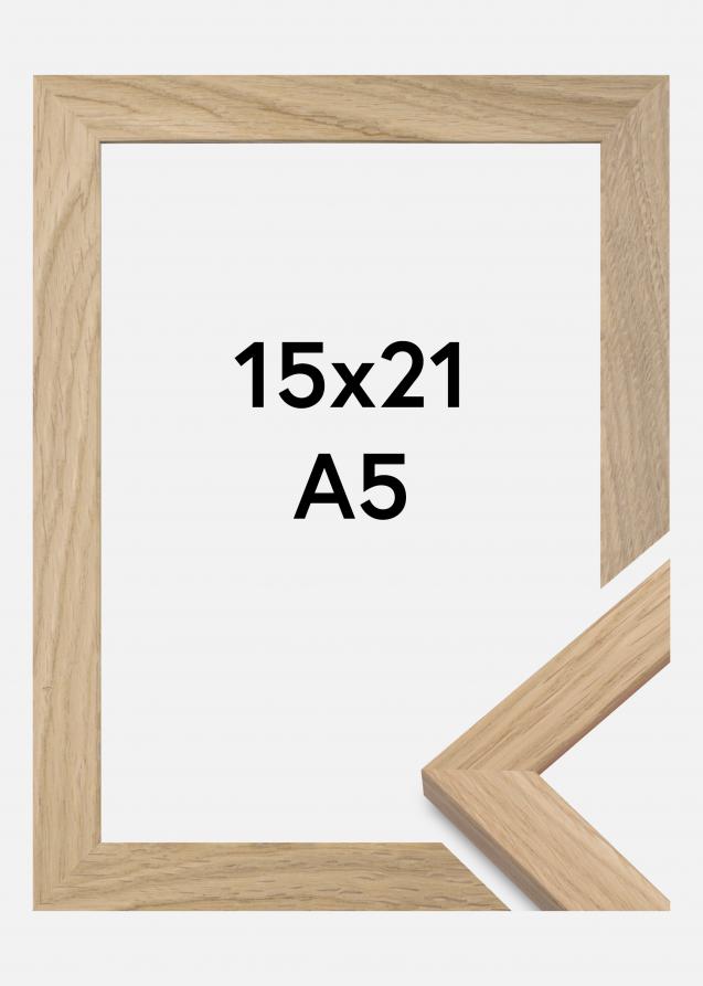 Galleri 1 Rahmen Oak Wood Acrylglas 15x21 cm (A5)