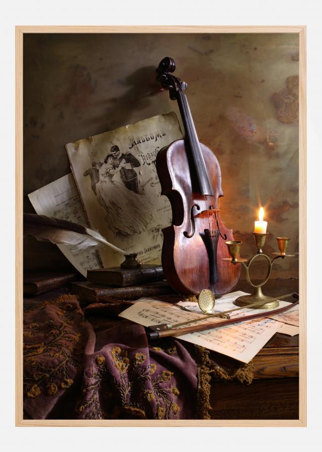 Bildverkstad Still Life With Violin Poster