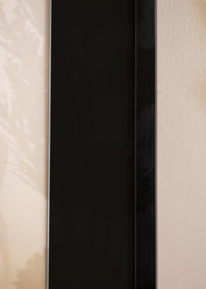 Ram med passepartou Rahmen Galant Schwarz 40x60 cm - Passepartout Schwarz 25x50 cm
