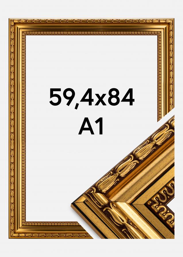 Ramverkstad Rahmen Birka Premium Gold 59,4x84 cm (A1)