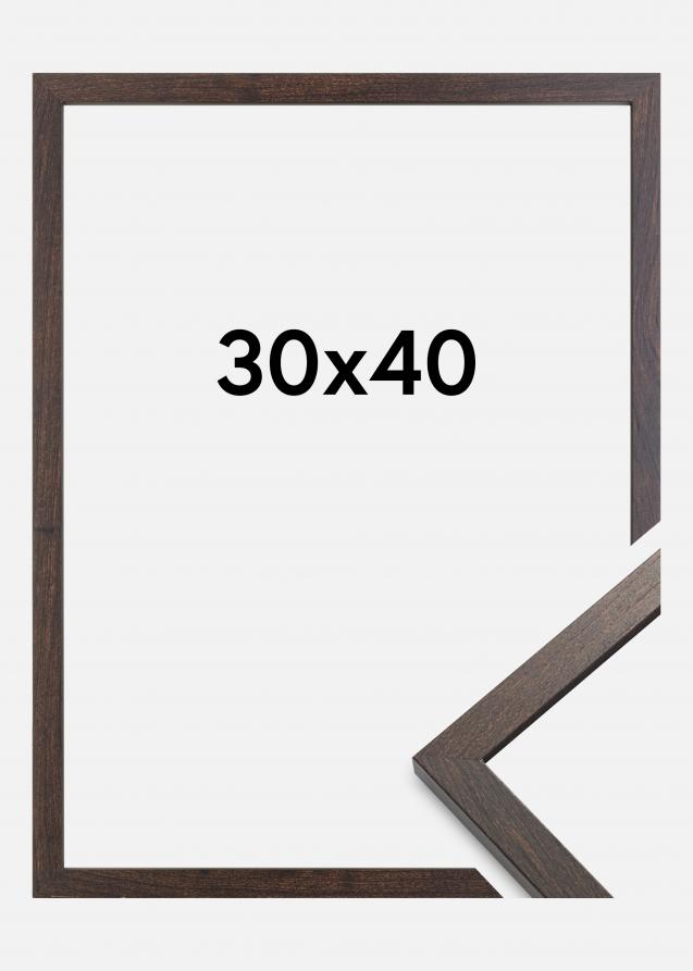 Artlink Rahmen Trendy Acrylglas Walnuss 30x40 cm