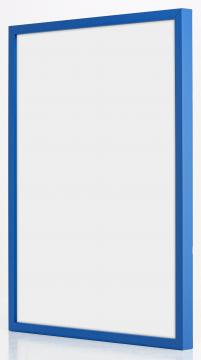 Ram med passepartou Rahmen E-Line Blau 50x70 cm - Passepartout Schwarz 42x59,4 cm