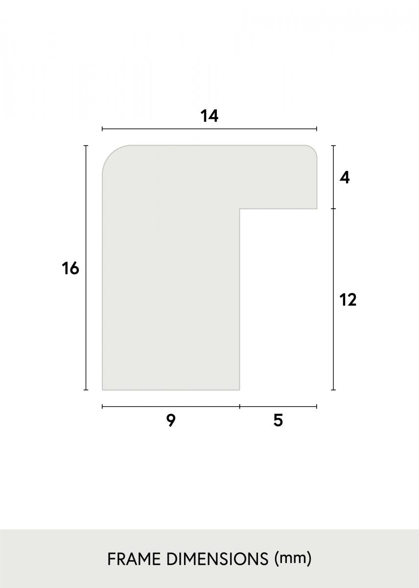 Artlink Rahmen Trendy Acrylglas Weiß 29,7x42 cm (A3)