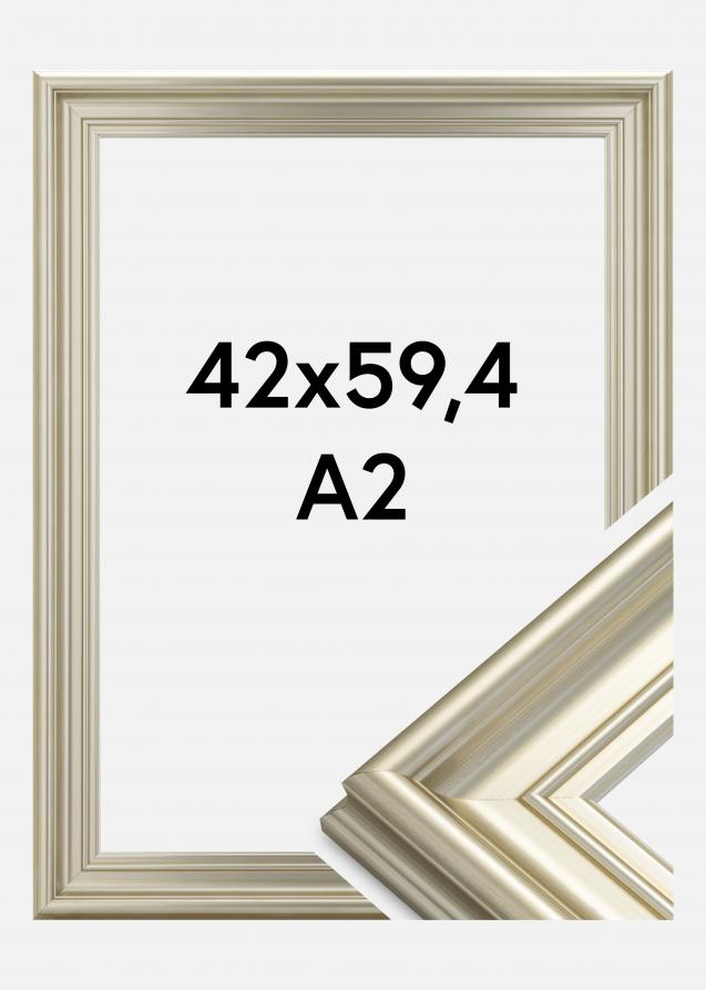 Ramverkstad Rahmen Mora Premium Silber 42x59,4 cm (A2)