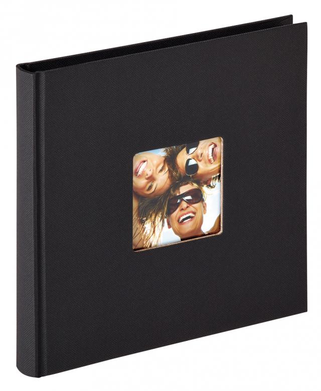 BGA Nordic Fun Album Schwarz - 18x18 cm (30 schwarze Seiten / 15 Blatt)