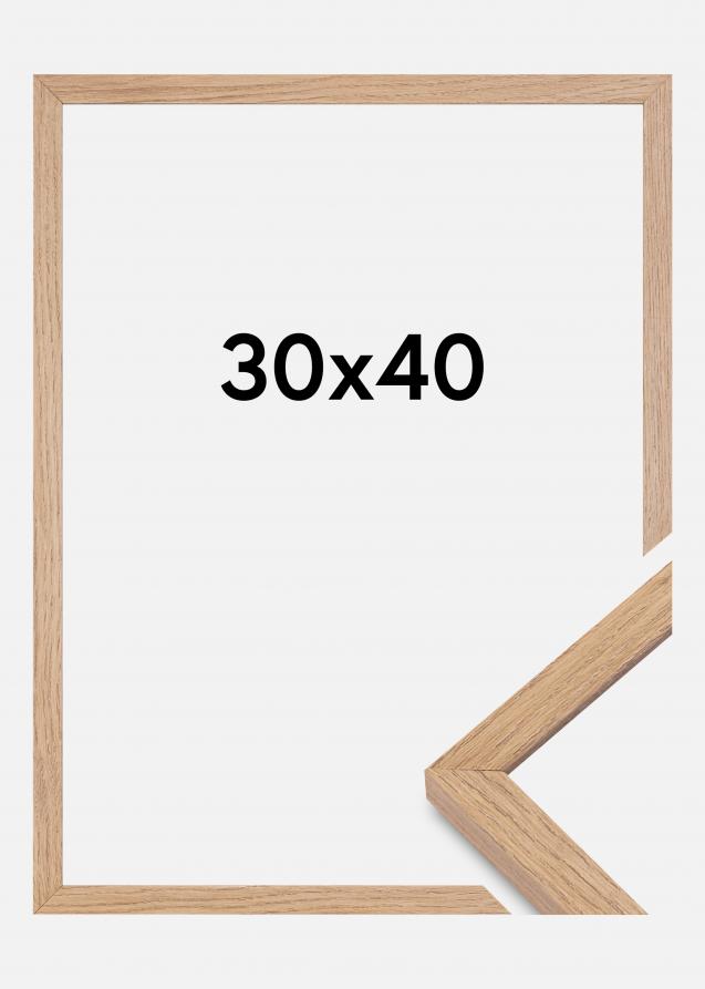Mavanti Rahmen Montgomery Matt Antireflexglas Eiche 30x40 cm