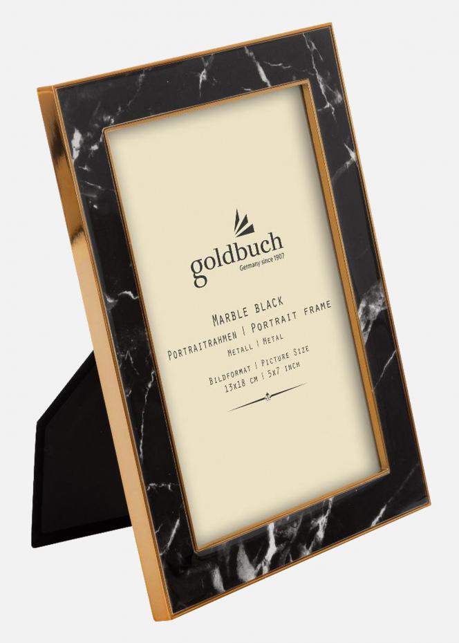 Goldbuch Rahmen Marble Schwarz 13x18 cm