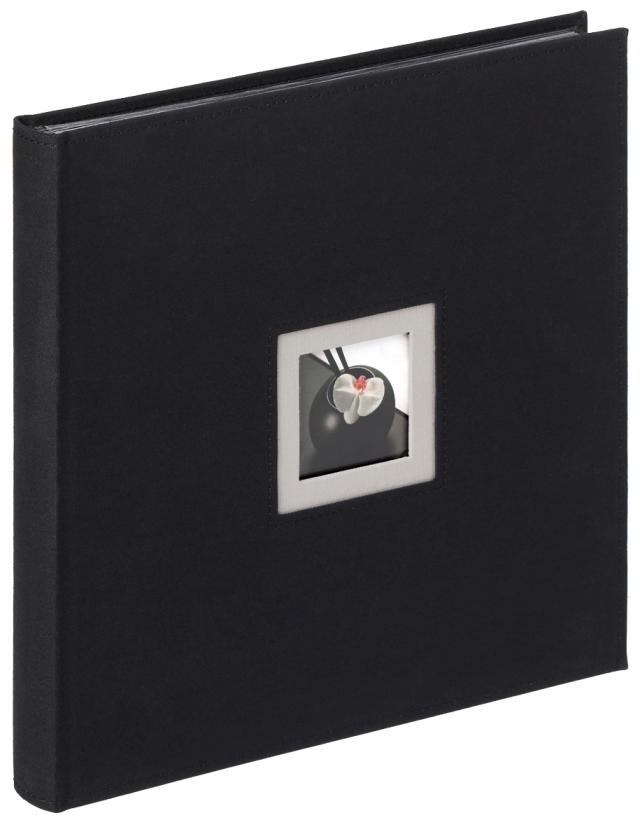 Walther Black & White Album Schwarz - 30x30 cm (50 schwarze Seiten / 25 Blatt)