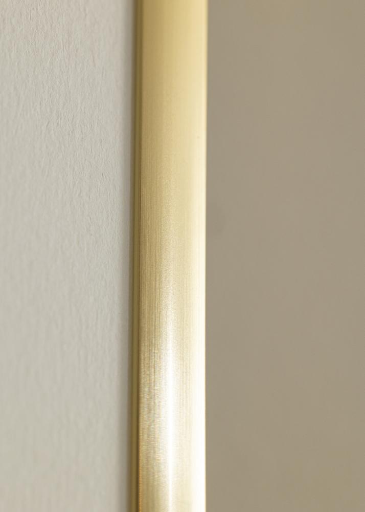 Ram med passepartou Rahmen New Lifestyle Shiny Gold 20x30 cm - Passepartout Wei 15x21 cm (A5)