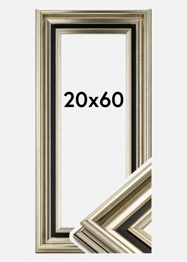 Ramverkstad Rahmen Gysinge Premium Silber 20x60 cm