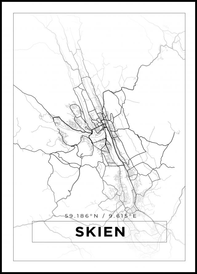 Bildverkstad Map - Skien - White