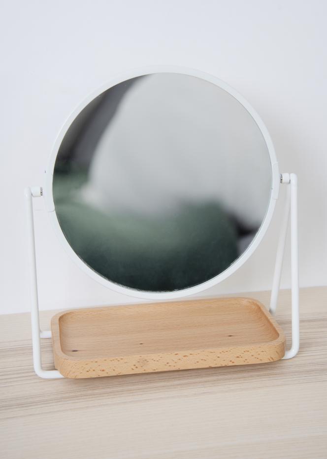 Hbsch Tischspiegel Tray Wei 17 cm 