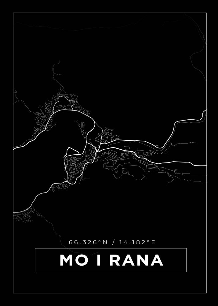 Bildverkstad Map - Mo I Rana - Black