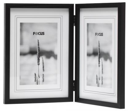 Focus Rock Schwarz Aufklappbarer Rahmen 10x15 cm
