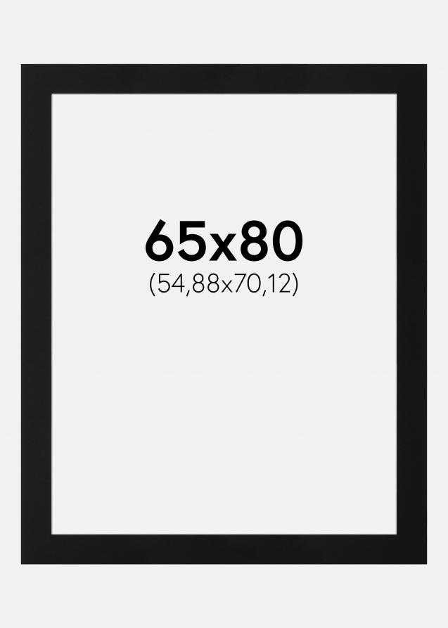 Artlink Passepartout Schwarz Standard (weißer Kern) 65x80 cm (54,88x70,12)