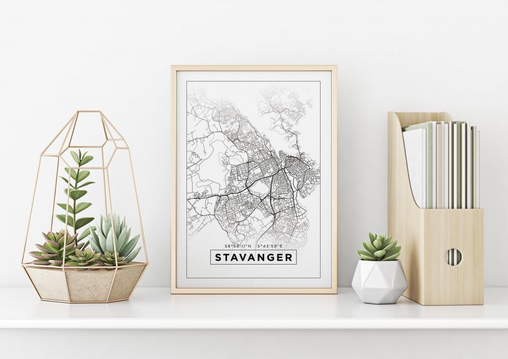 Bildverkstad Map - Stavanger - White