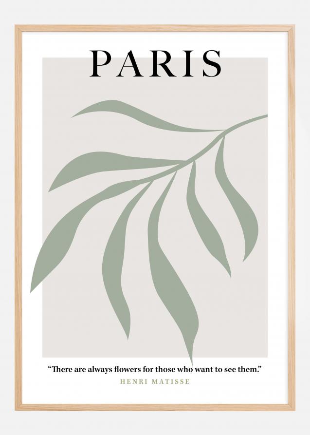 Bildverkstad Henri Matisse - Paris Art Green Poster