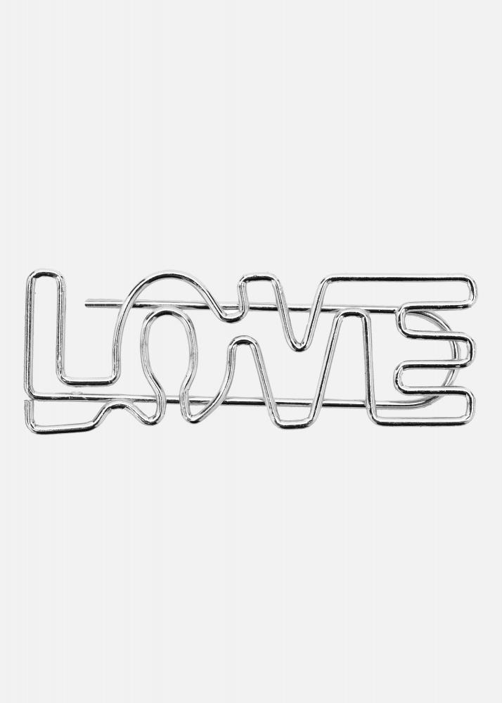 Walther PAC Metall Paperclip LOVE Silber