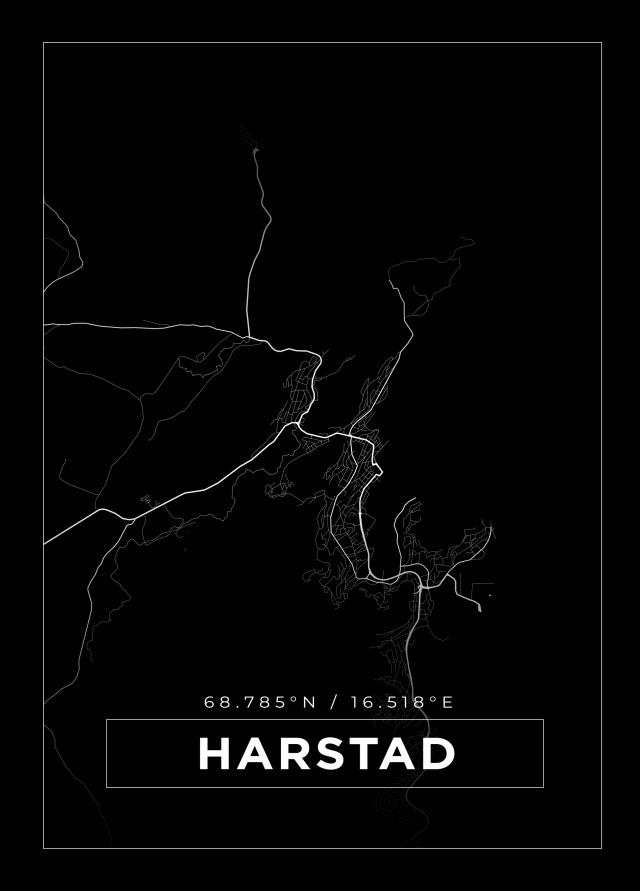 Bildverkstad Map - Harstad - Black