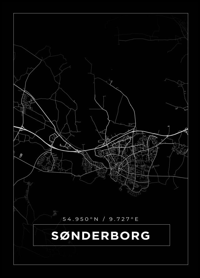 Bildverkstad Map - Sønderborg - Black