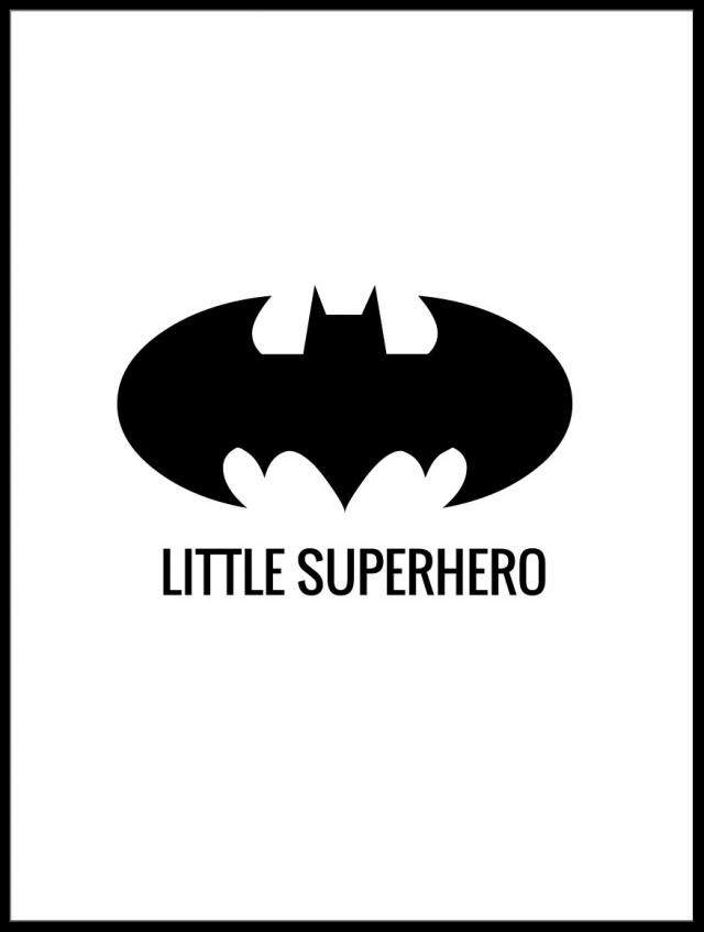 Bildverkstad Superhero Poster