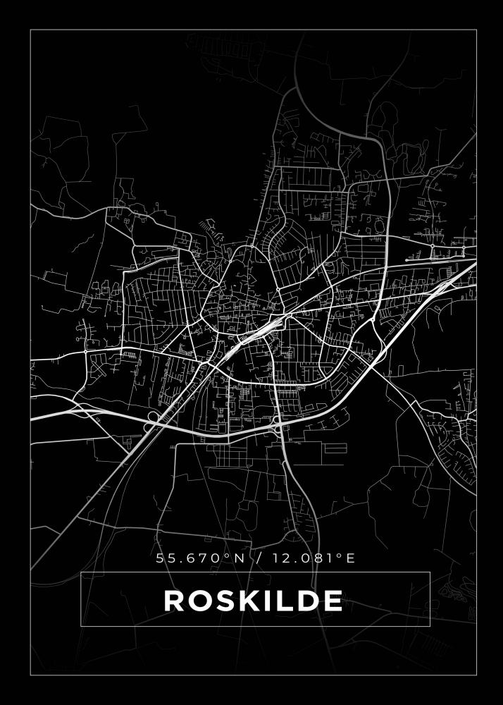 Bildverkstad Map - Roskilde - Black