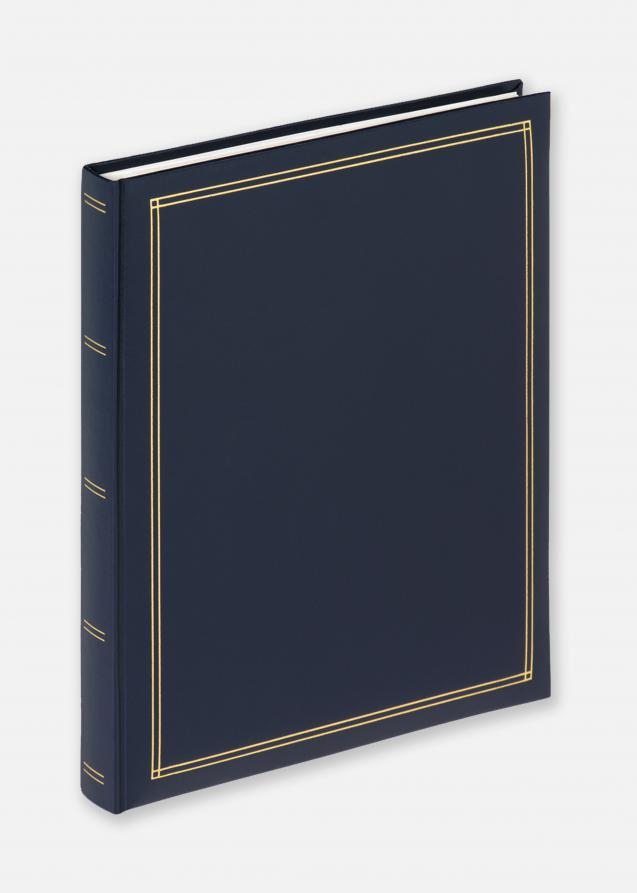 Walther Monza Album Selbstklebend Blau - 26x30 cm (30 weiße Seiten / 15 Blatt)
