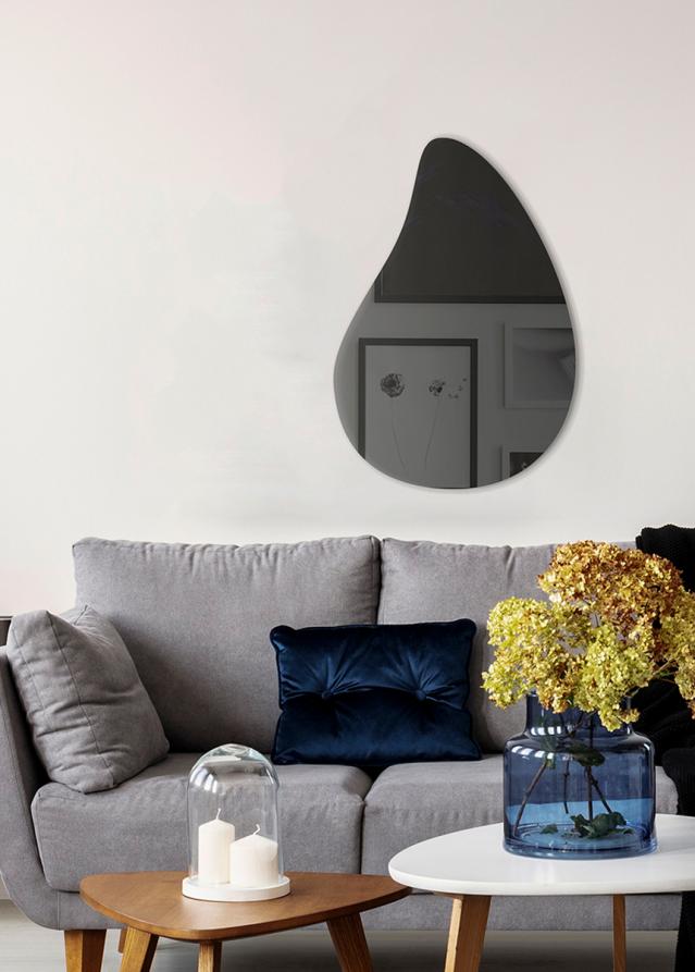 Incado Spiegel Slim Drop Warm Grey 80x55 cm