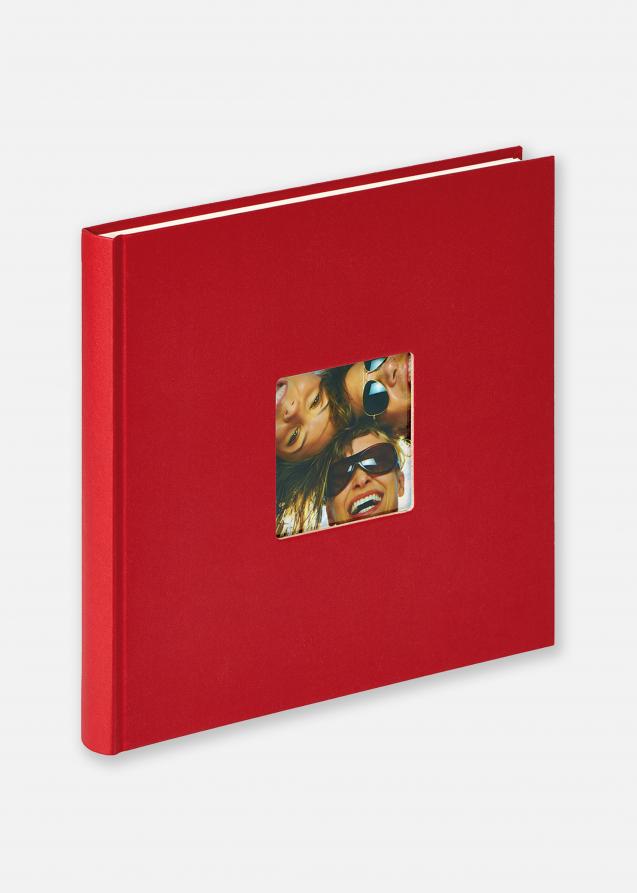 Walther Fun Album Rot - 26x25 cm (40 weiße Seiten / 20 Blatt)