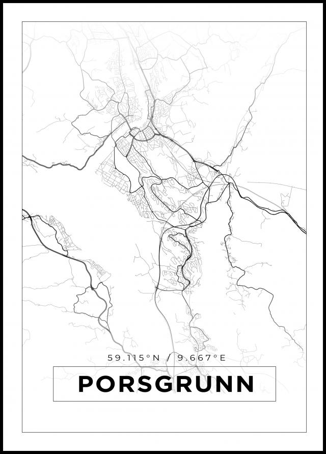 Bildverkstad Map - Porsgrunn - White