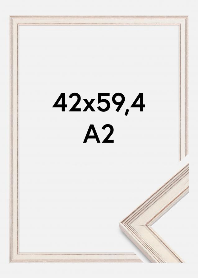 Galleri 1 Rahmen Shabby Chic Weiß 42x59,4 cm (A2)