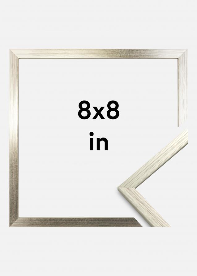 Galleri 1 Rahmen Edsbyn Silber 8x8 inches (20,32x20,32 cm)