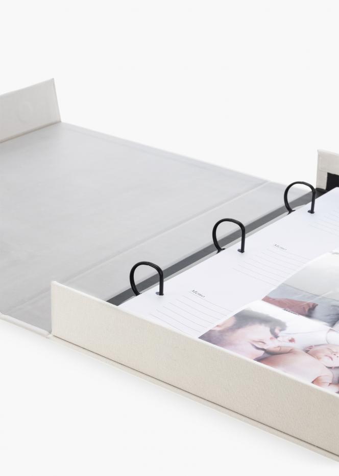 KAILA KAILA MEMORIES Warm Grey XL - Coffee Table Photo Album - 60 Bilder i 11x15 cm