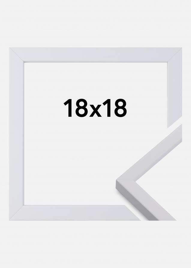 Estancia Rahmen Exklusiv Weiß 18x18 cm