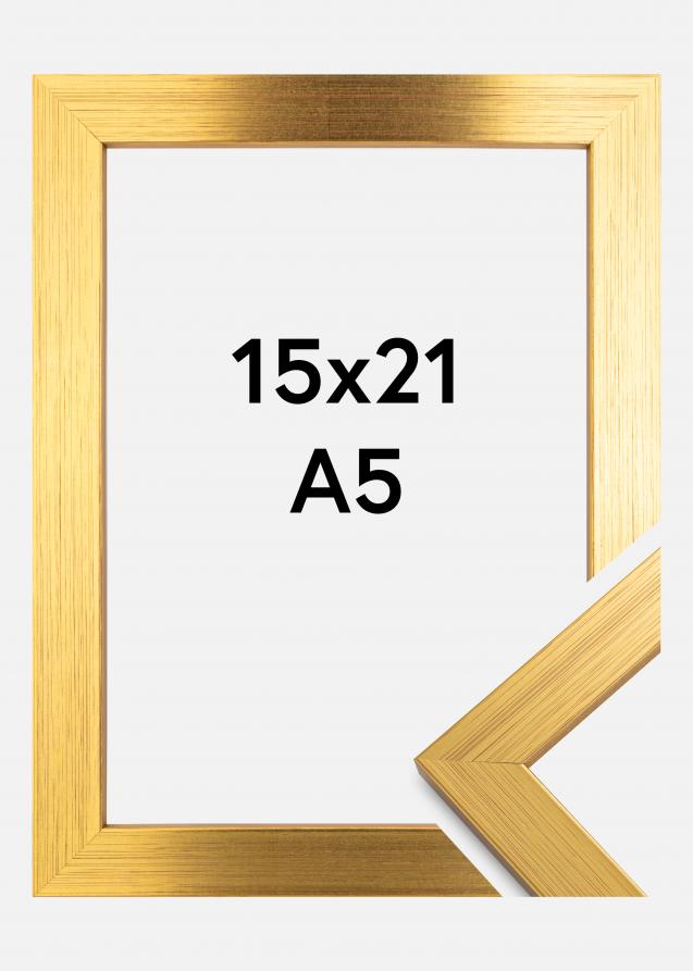 Galleri 1 Rahmen Gold Wood 15x21 cm (A5)