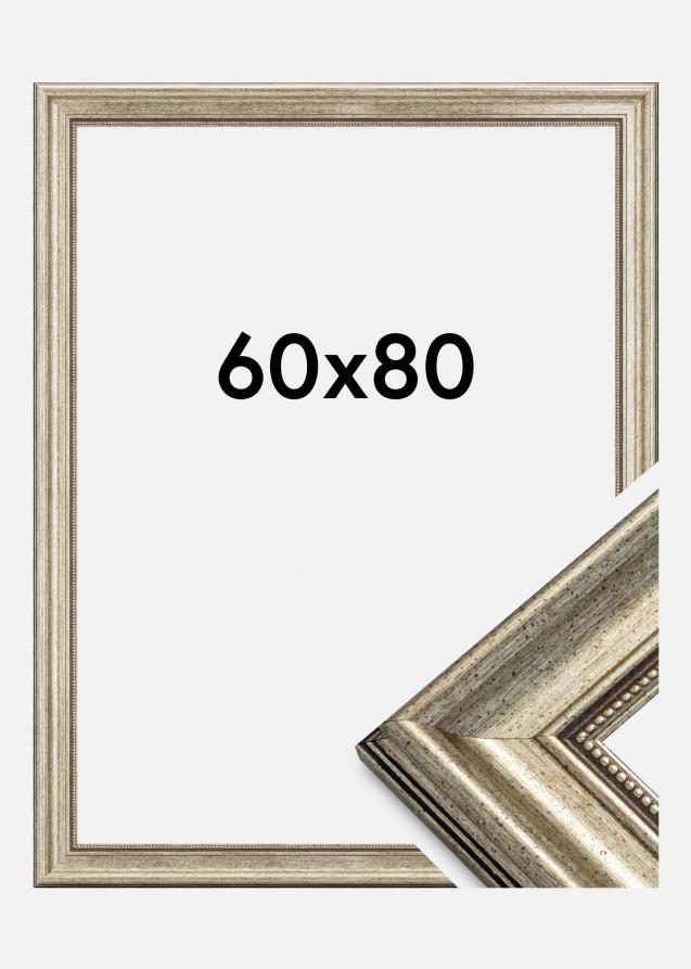 Estancia Rahmen Rokoko Silber 60x80 cm