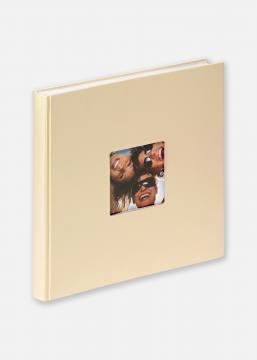 Walther Fun Album Creme - 26x25 cm (40 weie Seiten / 20 Blatt)