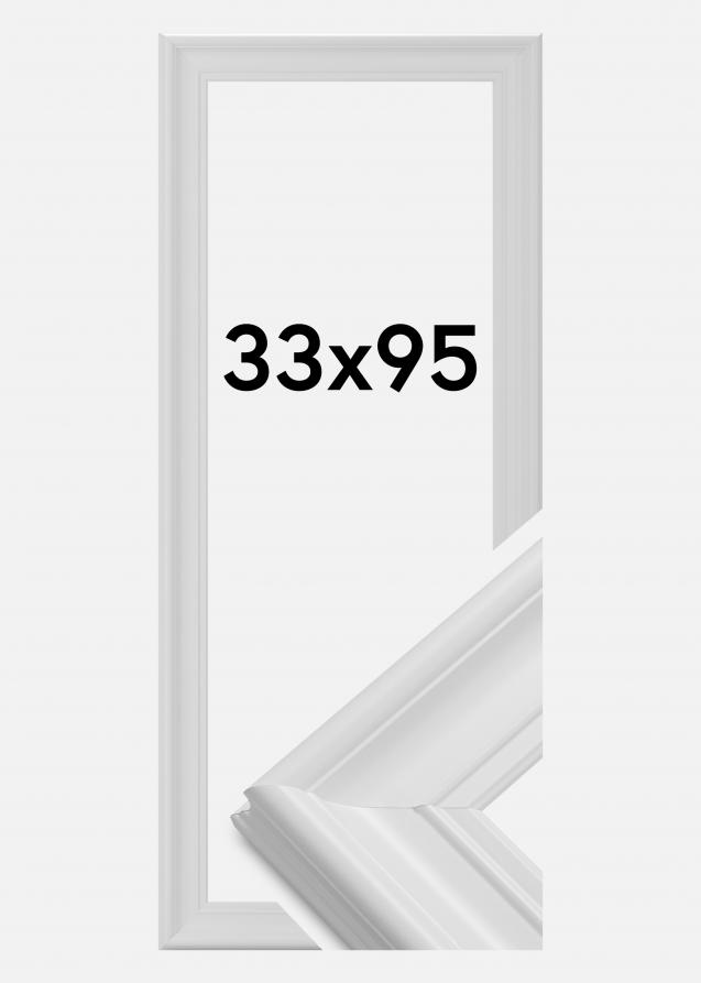 Ramverkstad Rahmen Mora Premium Weiß 33x95 cm