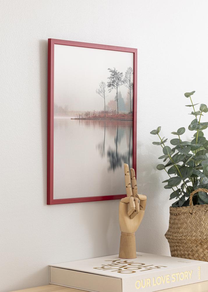 Galleri 1 Rahmen Edsbyn Acrylglas Rot 40x40 cm