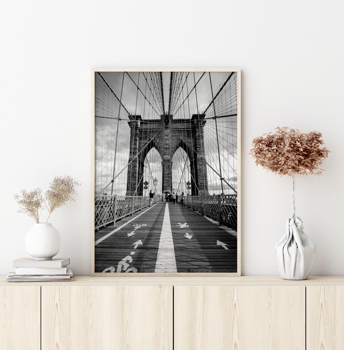 Hier Brooklyn Bridge Poster kaufen