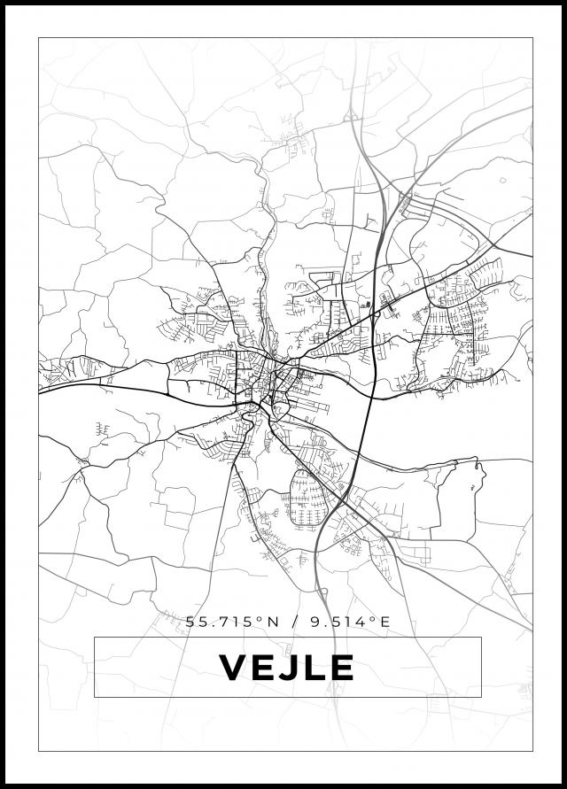 Bildverkstad Map - Vejle - White