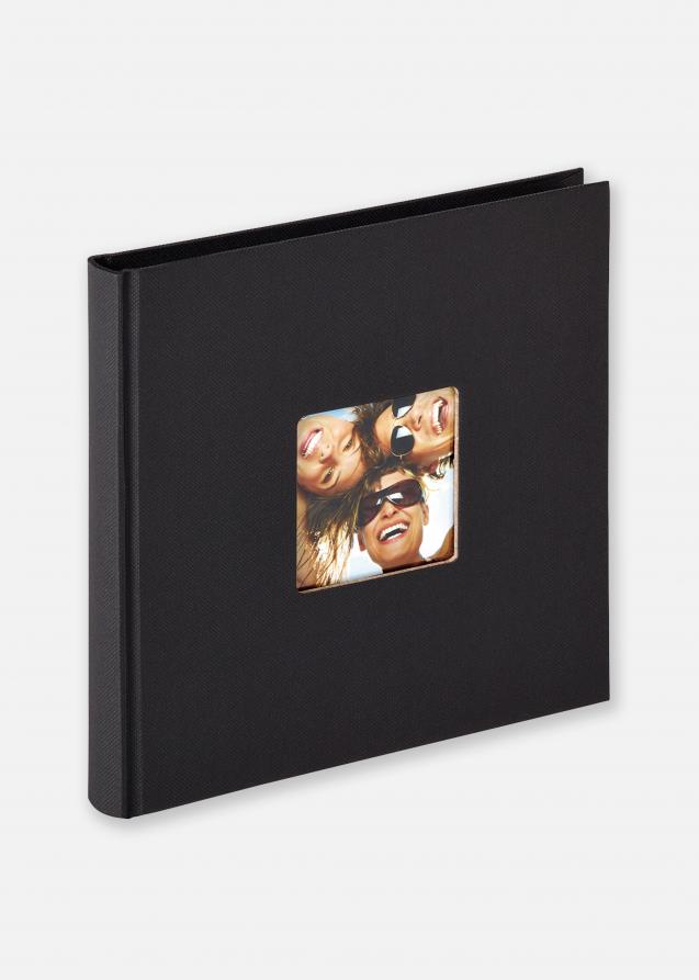 BGA Nordic Fun Album Schwarz - 18x18 cm (30 schwarze Seiten / 15 Blatt)