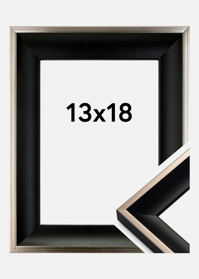 Galleri 1 Rahmen Öjaren Schwarz-Silber 13x18 cm