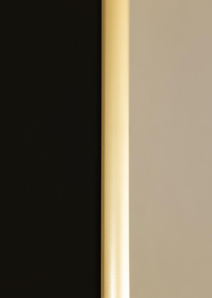 Ram med passepartou Rahmen New Lifestyle Gold 70x100 cm - Passepartout Schwarz 60x90 cm