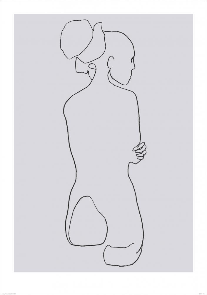 Bildverkstad Female lines I Poster