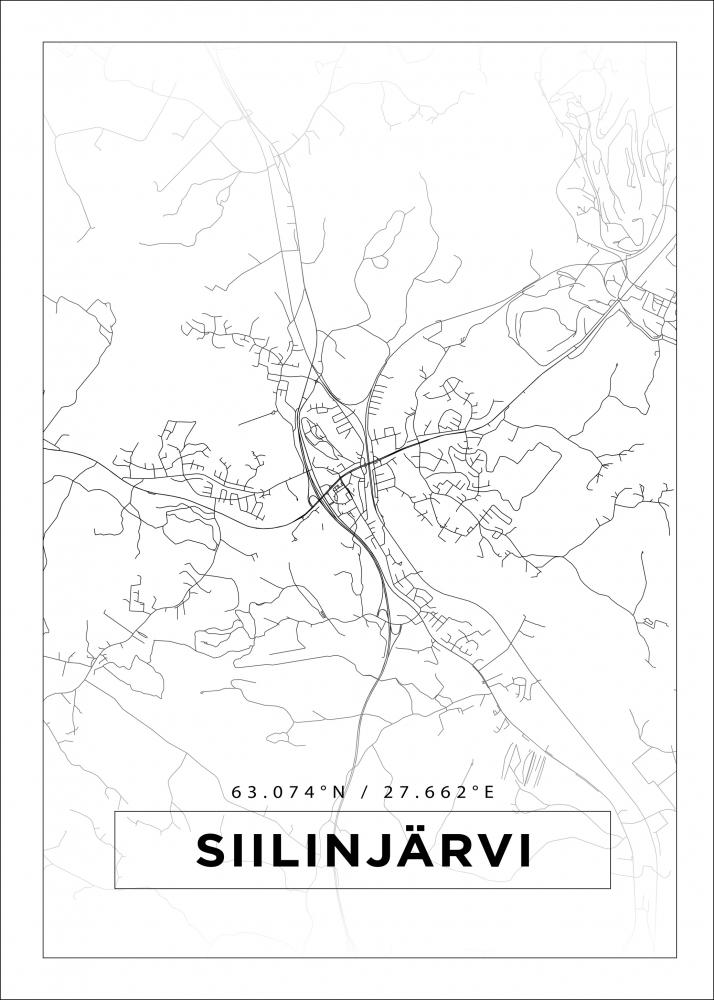 Bildverkstad Map - Siilinjrvi - White