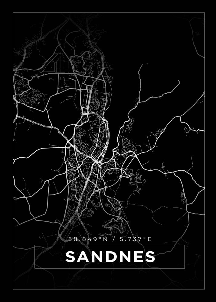 Bildverkstad Map - Sandnes - Black