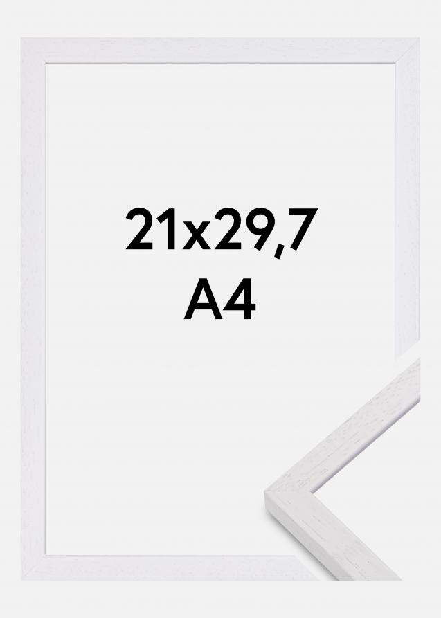 Mavanti Rahmen Glendale Matt Antireflexglas Weiß 21x29,7 cm (A4)